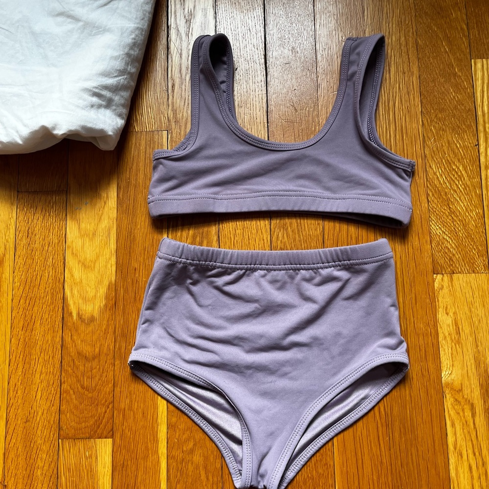 Alice + Ames Lavender Two Piece Swim